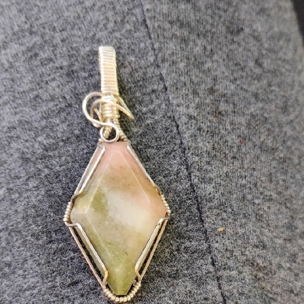 Elegant Silver and Multicolor Pendant